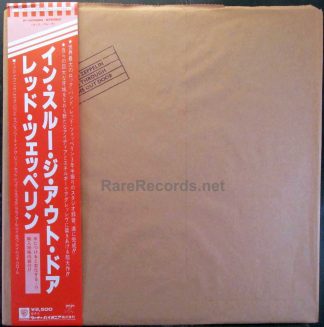 led zeppelin in through the out door japan lp