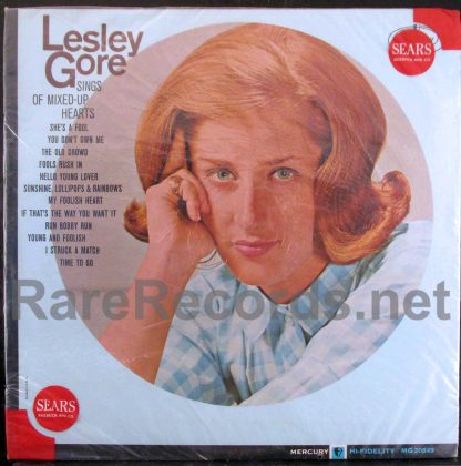 lesley gore - sings of mixed-up hearts u.s. mono lp