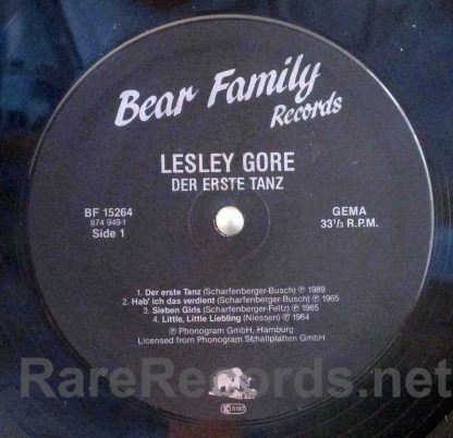 Lesley Gore - Der Erste Tanz german lp