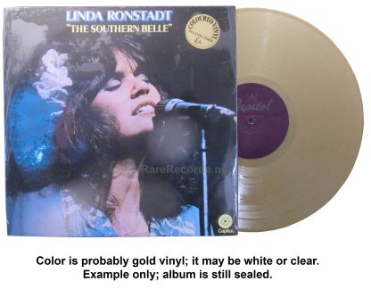 linda ronstadt the southern belle dutch gold vinyl lp