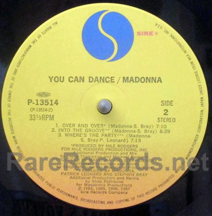 Madonna - You Can Dance Japan LP