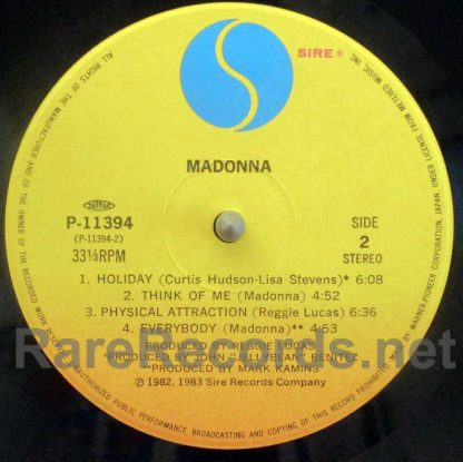 Madonna - Madonna Japan LP