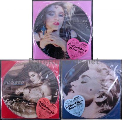 madonna japanese picture disc set