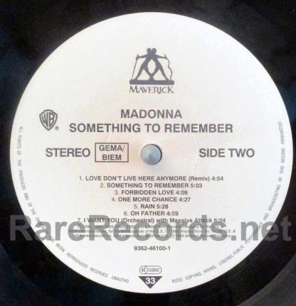 Madonna - Something to Remember 1995 German LP