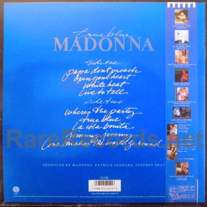 Madonna - True Blue Japan LP