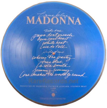 Madonna true blue japan picture disd