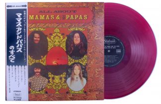 All About the Mamas & the Papas japan red vinyl lp
