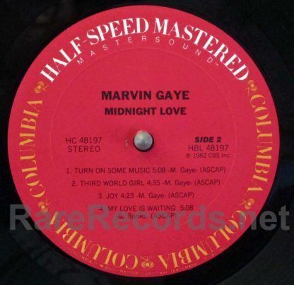 marvin gaye - midnight love u.s. mastersound lp