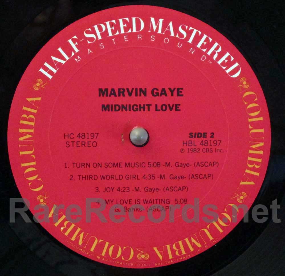 Marvin Gaye – Midnight Love U.S. half speed mastered LP