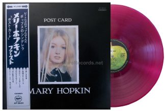 mary hopkin - post card red vinyl japan lp