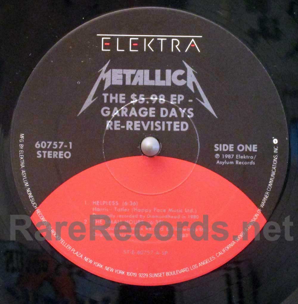 Vinilo LP Metallica - The $5.98 E.P. - Garage days re-revisited