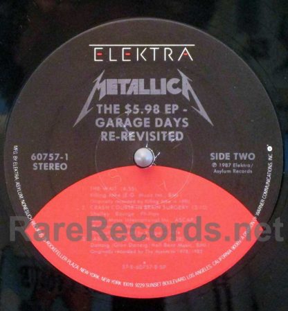 metallica $5.98 EP U.S. LP
