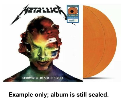 metallica hardwired to self-destruct u.s. orange vinyl lp