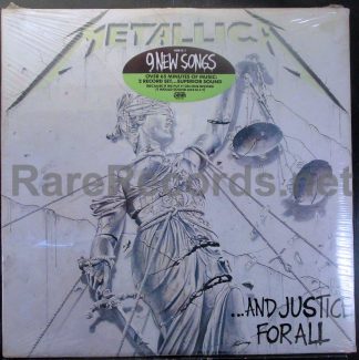 metallica and justice for all u.s. lp