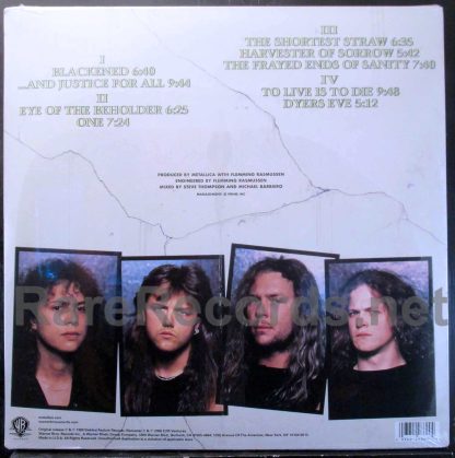 metallica and justice for all u.s. half speed mastered LP