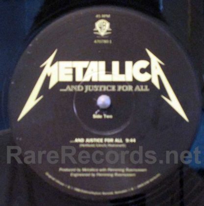 Metallica - And Justice for All u.s. 45rpm lp