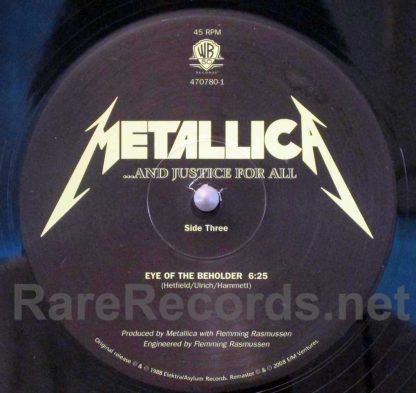 Metallica - And Justice for All u.s. 45rpm lp