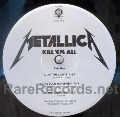 Metallica - Kill 'Em All U.S. 45 RPM half speed mastered LP