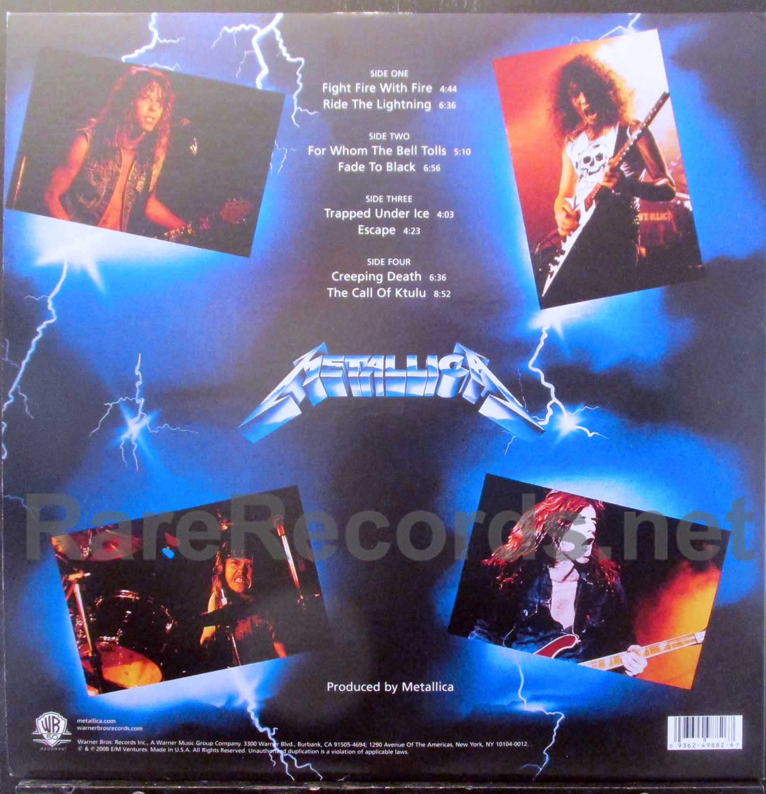 Metallica – Ride the Lightning sealed U.S. half speed mastered 45