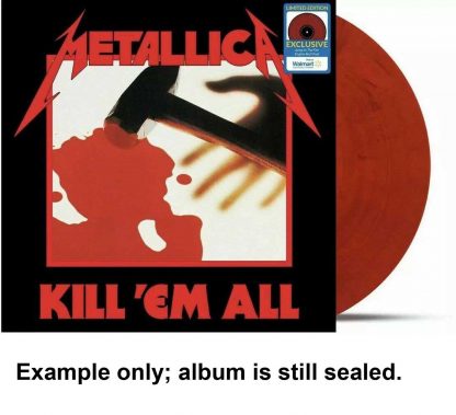 metallica - kill 'em all red vinyl u.s. lp