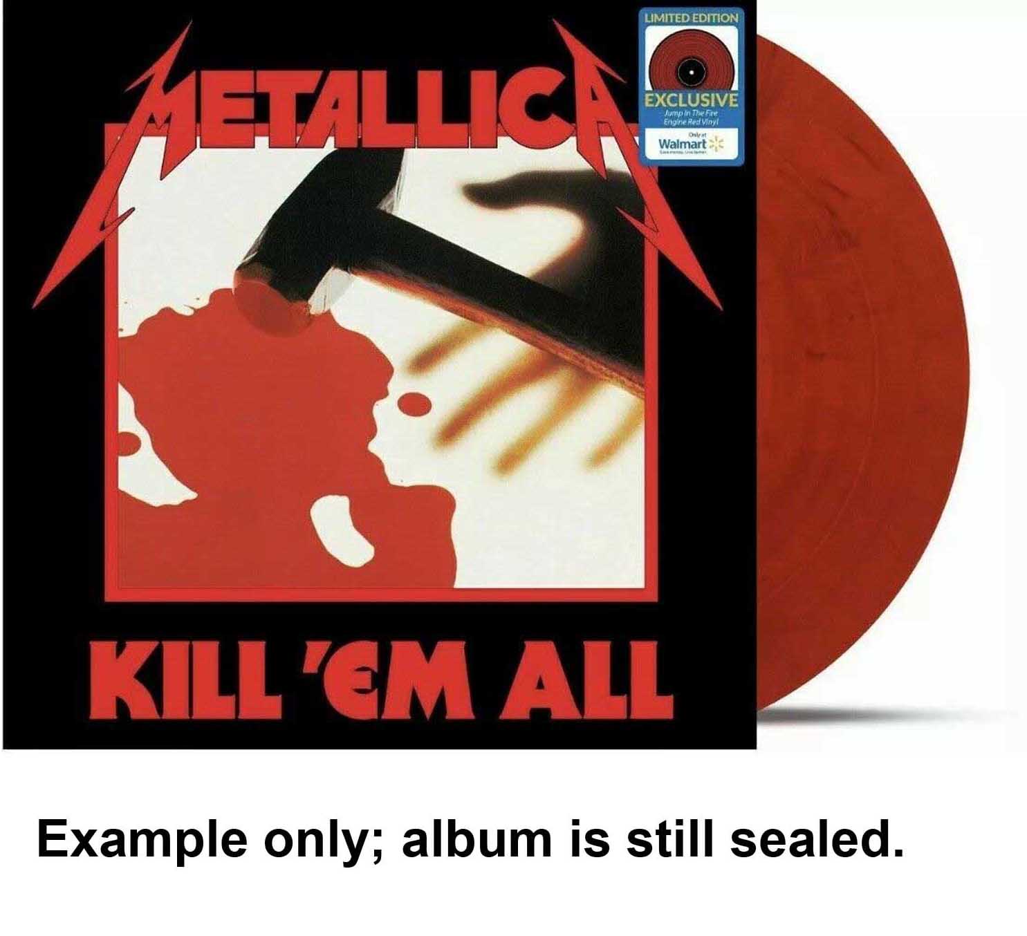 Metallica – Kill 'Em All sealed limited edition red vinyl U.S. LP