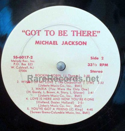 michael jackson - got to be there u.s. melody recordings LP