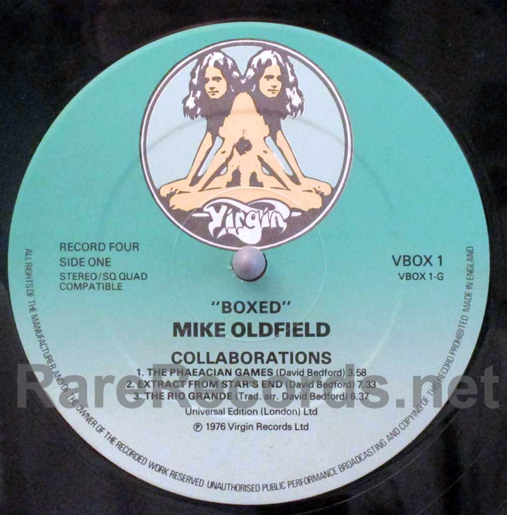 Mike Oldfield - Boxed 1976 UK 4 LP quadraphonic box set