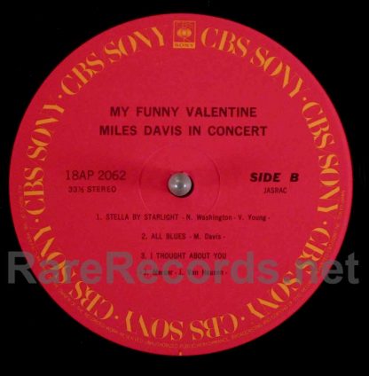 miles davis - my funny valentine japan lp
