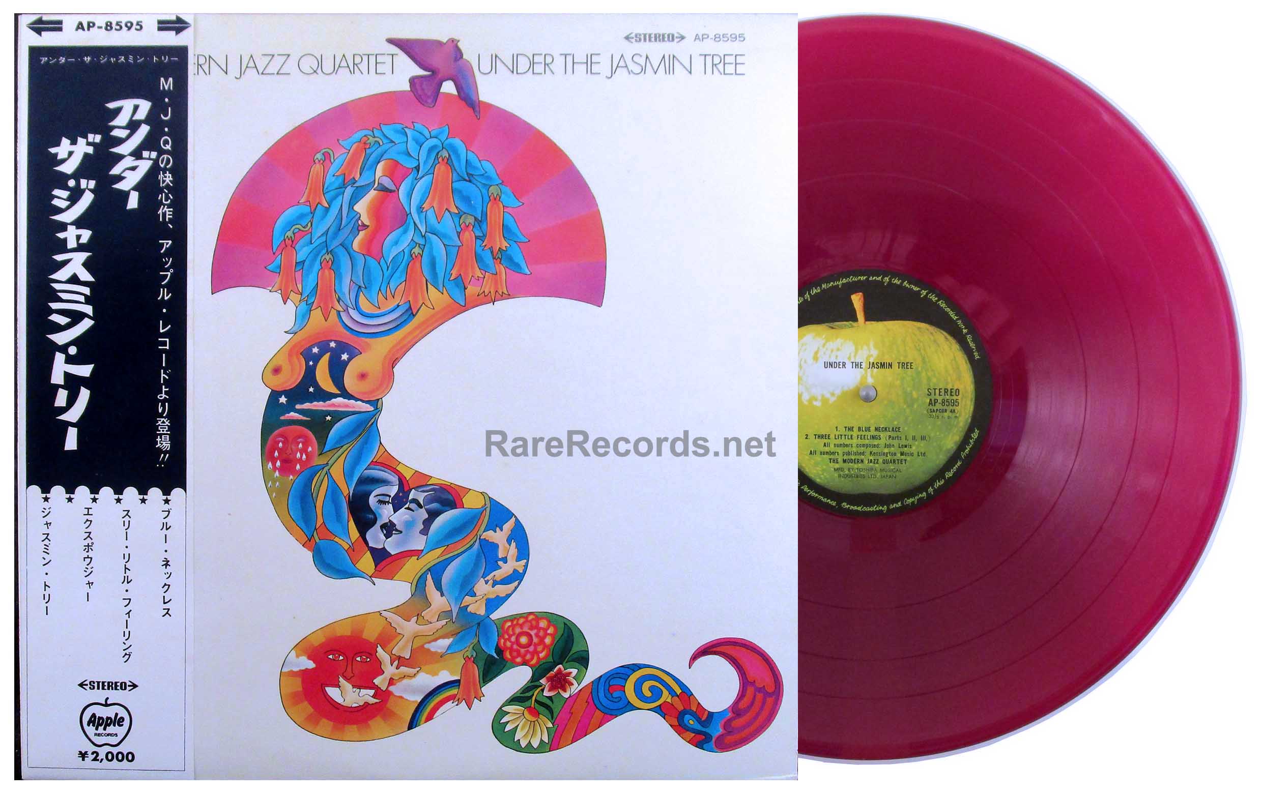 Modern Jazz – Under the Jasmin red vinyl Japan LP with obi
