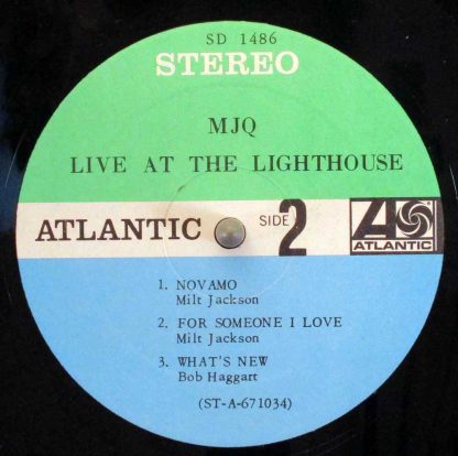 modern jazz quartet live at the lighthouse u.s. stereo LP
