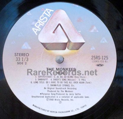 Monkees - Head Japan LP