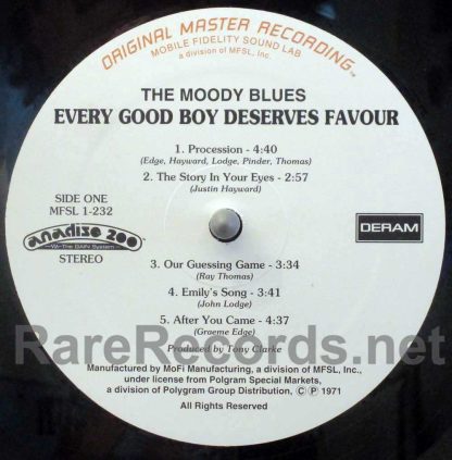 Moody Blues - Every Good Boy Deserves Favour U.S. Mobile Fidelity LP