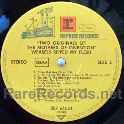 Mothers of Invention - 2 Originals of the Mothers of Invention lp