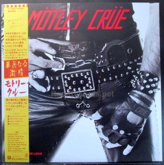 motley crue too fast for love japan lp