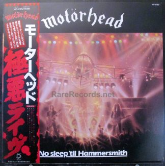 motorhead no sleep 'til hammersmight japan lp