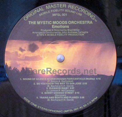 Mystic Moods Orchestra - Emotions Mobile Fidelity LP