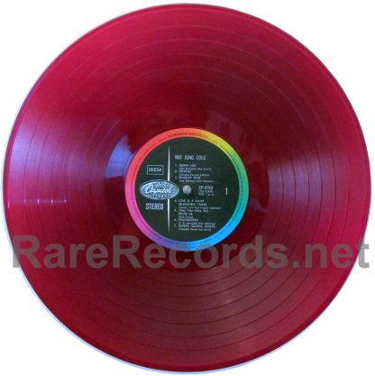 nat king cole -nat king cole red vinyl japan LP