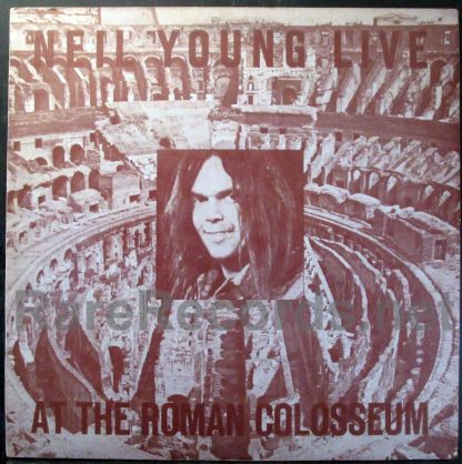 neil young live at the roman colosseum u.s. red vinyl lp