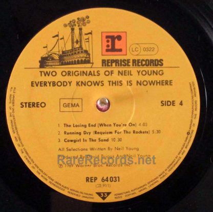 neil young - 2 originals of neil young german lp