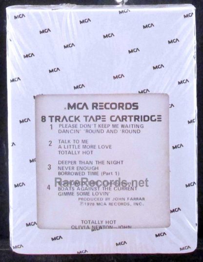 olivia newton-john - totally hot 8 track tape