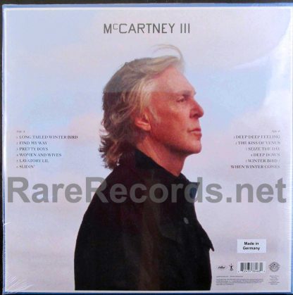 paul mccartney - mccartney III german orange vinyl LP