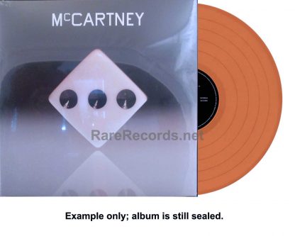 paul mccartney - mccartney III german orange vinyl LP