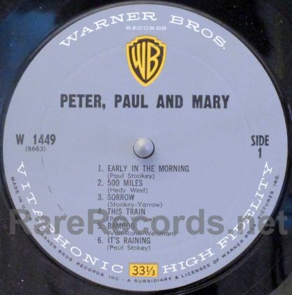 Peter, Paul & Mary - Peter, Paul & Mary u.s. autographed lp