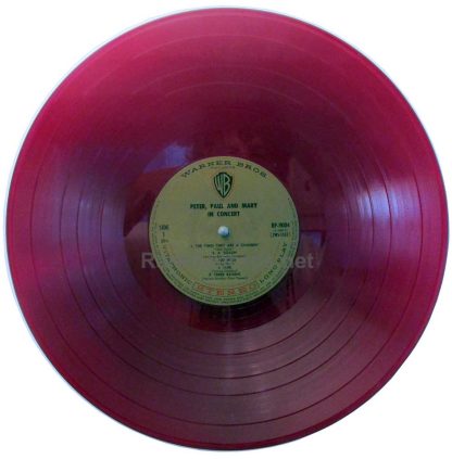 Peter, Paul & Mary - In Concert red vinyl Japan 2 LP