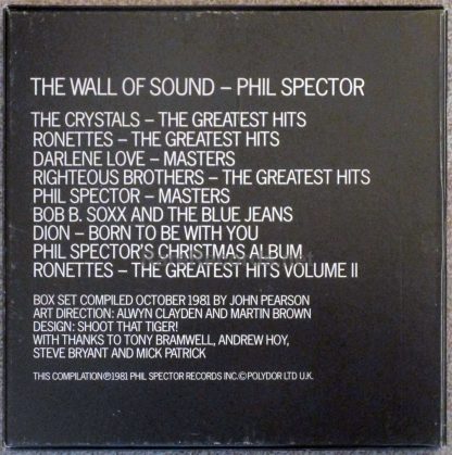 phil spector wall of sound uk LP box set