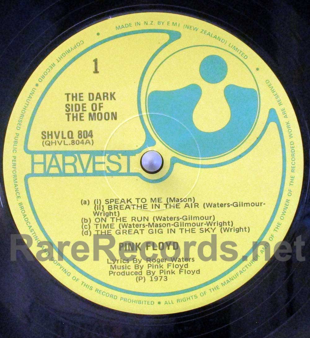 Pink Floyd - The Dark Side of the Moon New Zealand SQ quadraphonic LP