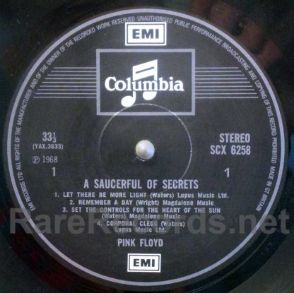 Pink Floyd - A Saucerful of Secrets uk lp