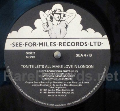 Pink Floyd - Tonight Let's All Make Love in London UK 12" single