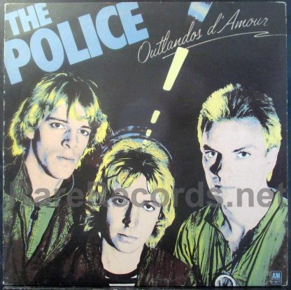 Police - Outlandos D'Amour UK blue vinyl LP