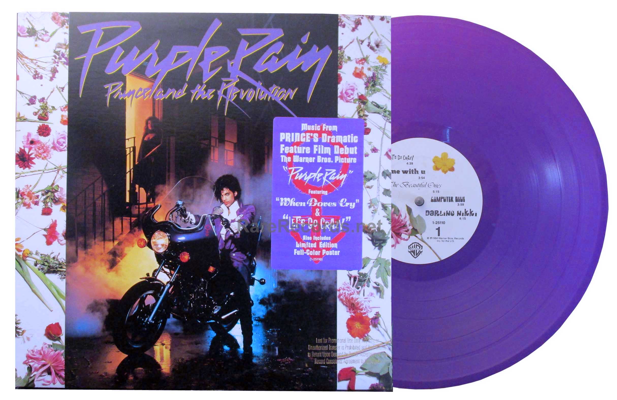 prince purple rain u.s. purple vinyl lp